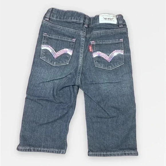 Levi’s Sequins Girls  Blue Jeans Size 4 - Picture 1 of 7